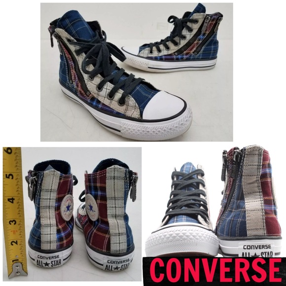 plaid high tops